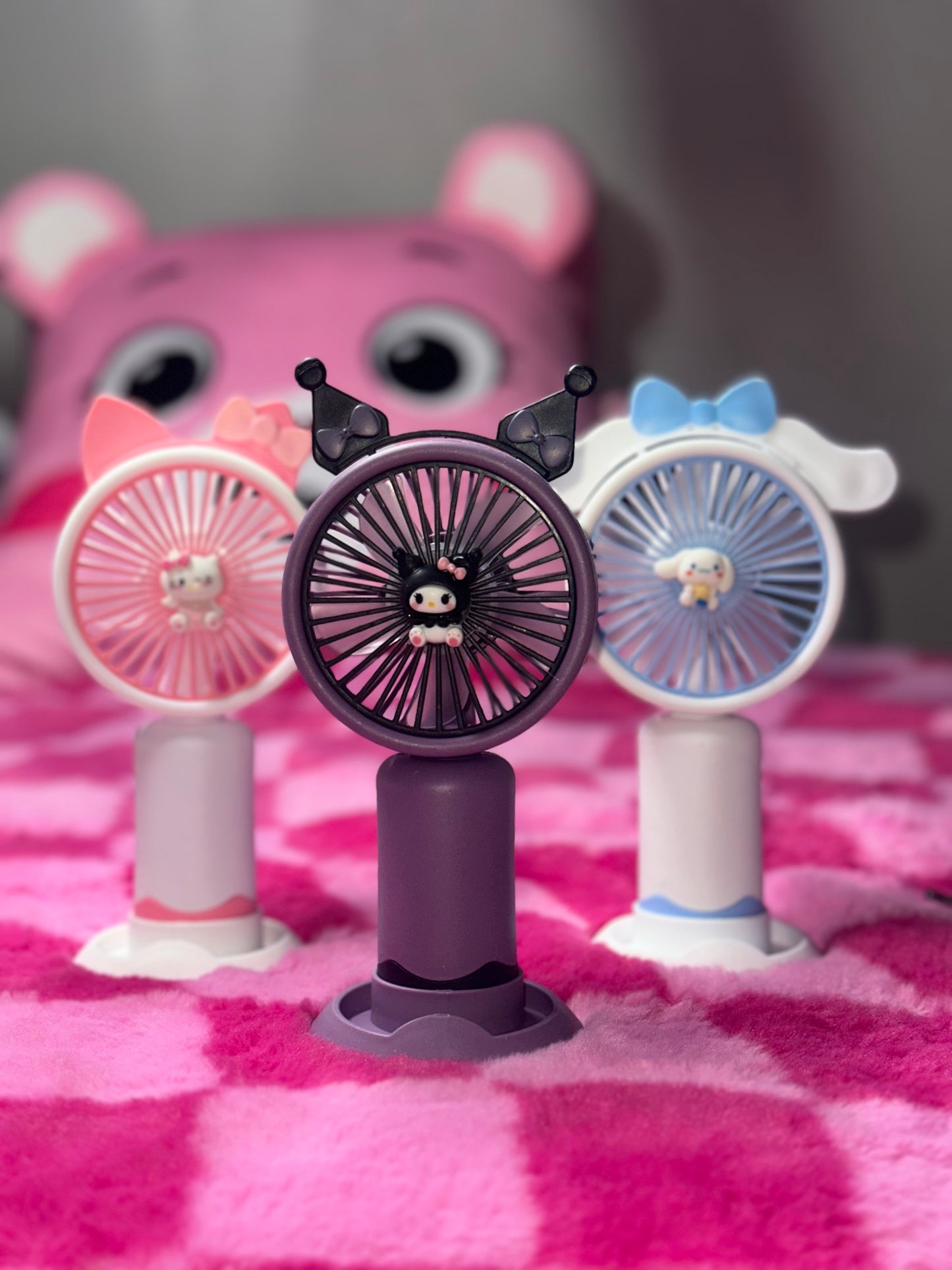 Charging Fans (Hello Kitty/Kuromi/Cinnamoroll)