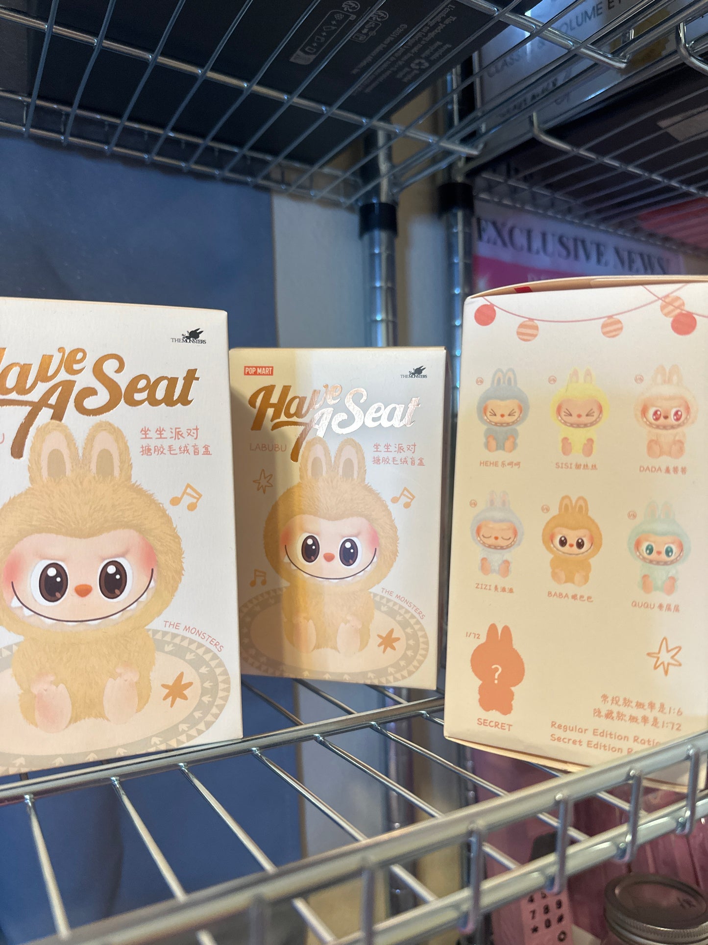 THE MONSTERS - Have a Seat Vinyl Plush Blind Box Labubu