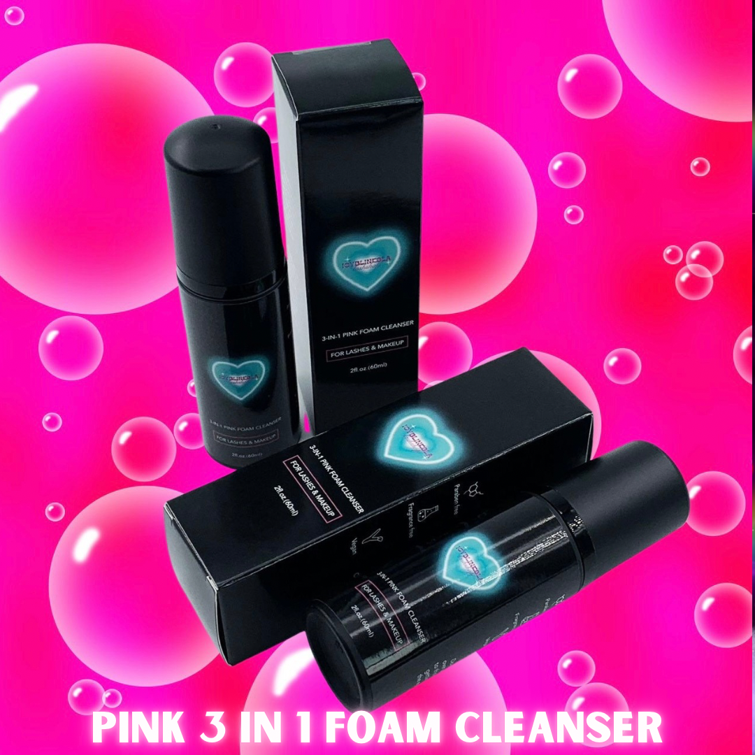 3 in 1 PINK FOAM CLEANSER π«§π
