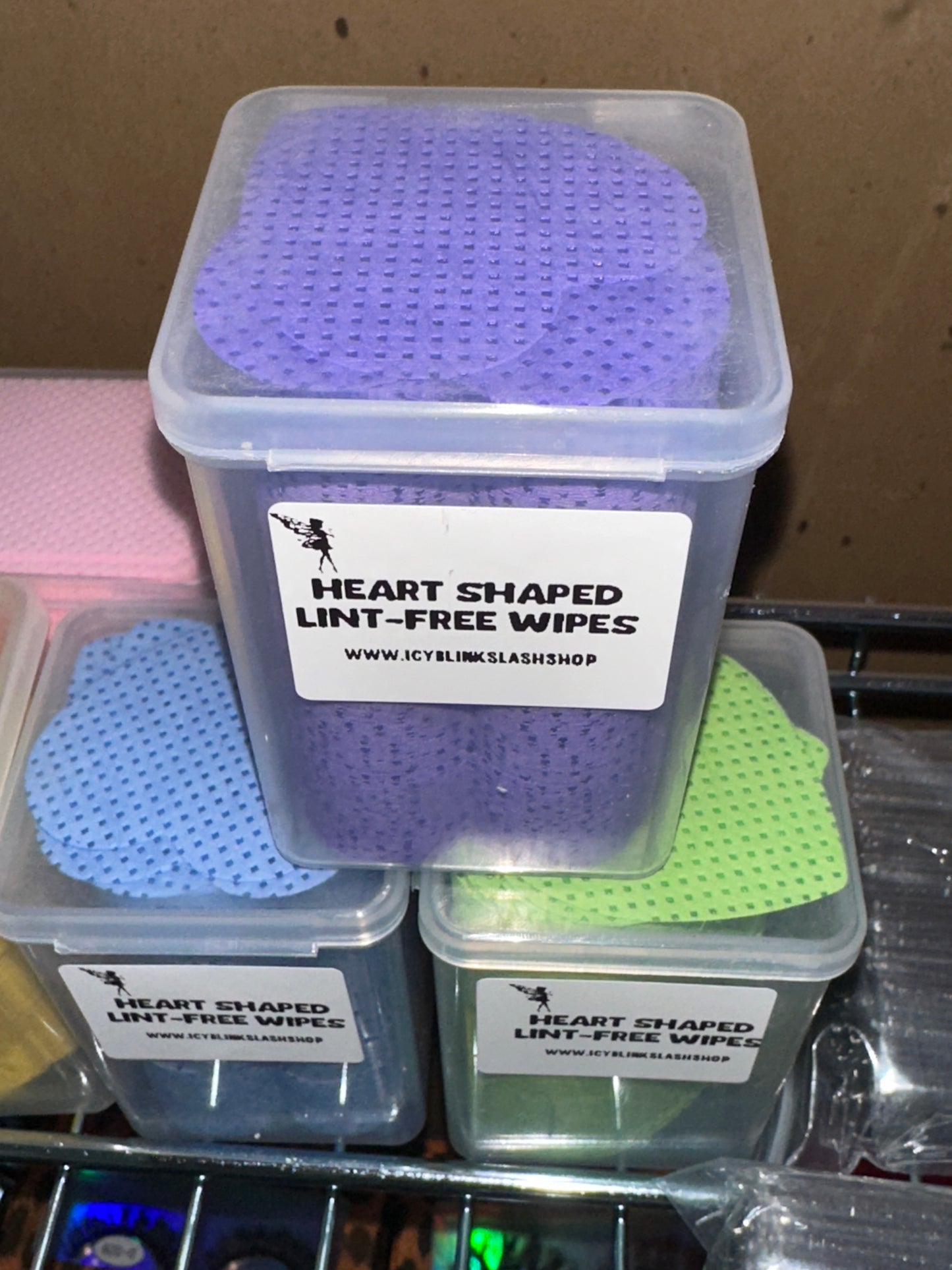 Lint Free Heart Shaped Wipes π(200pcs)