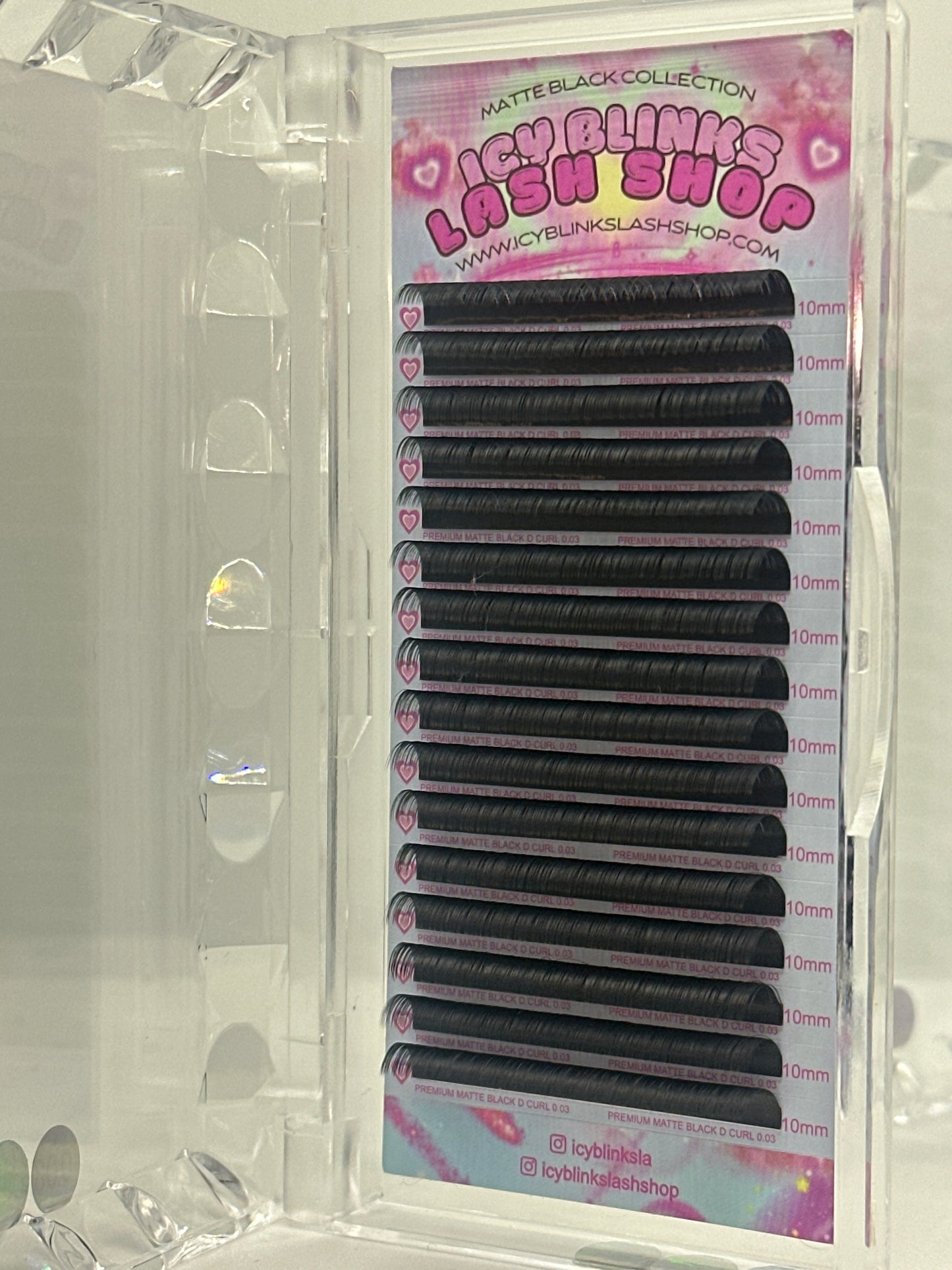 D Curl 0.03/ 0.05 Matte Black (Single Length Tray) 💫
