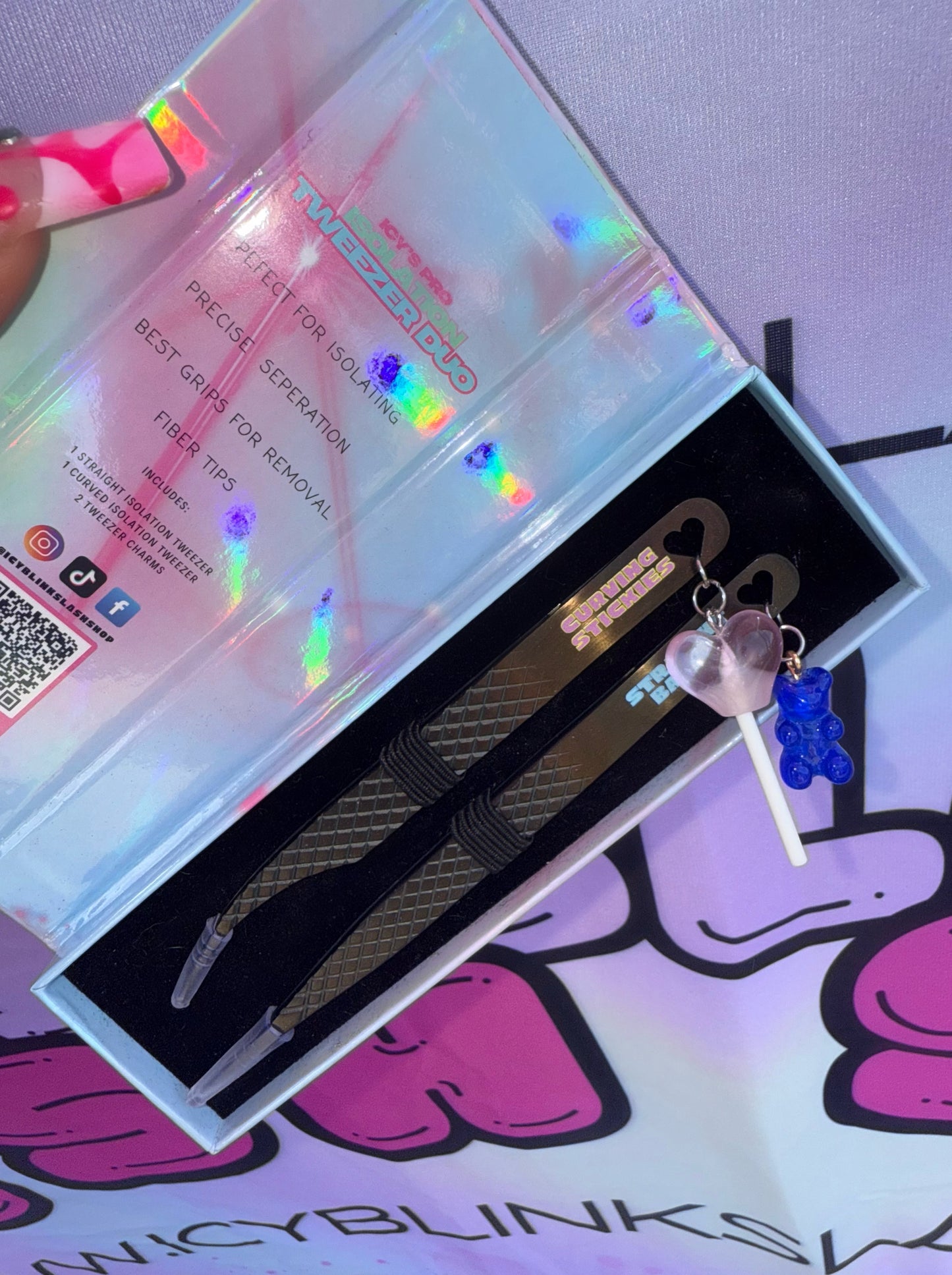 ICY’s PRO ISOLATION TWEEZER DUO