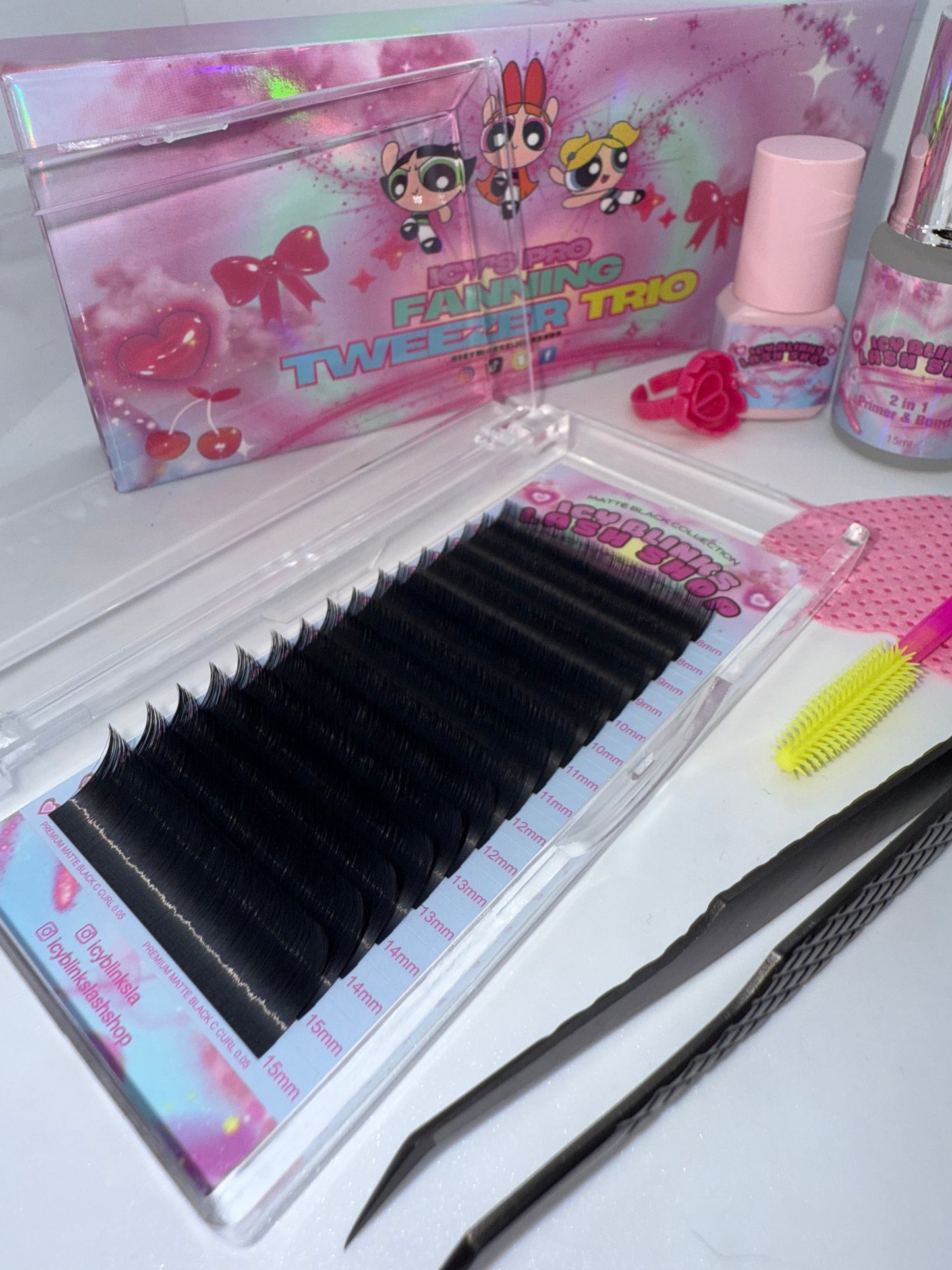 Cold Girl Collection Matte Black - C Curl Mix Tray