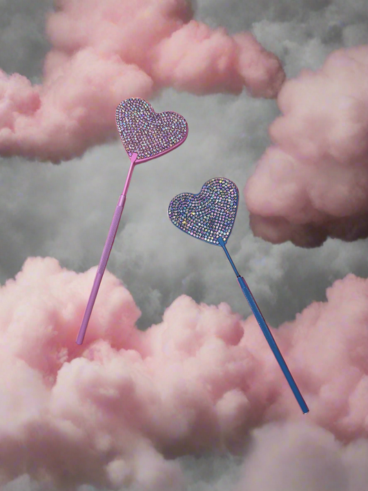 Rhinestone Heart Lash Mirror
