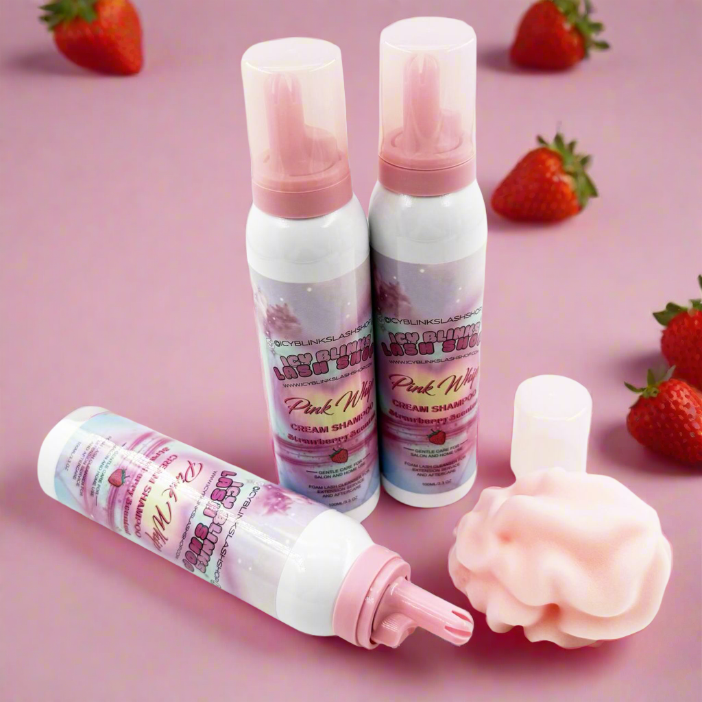 ICY’s Whipped Pink Lash Shampoo (Strawberry Scented) 🍓