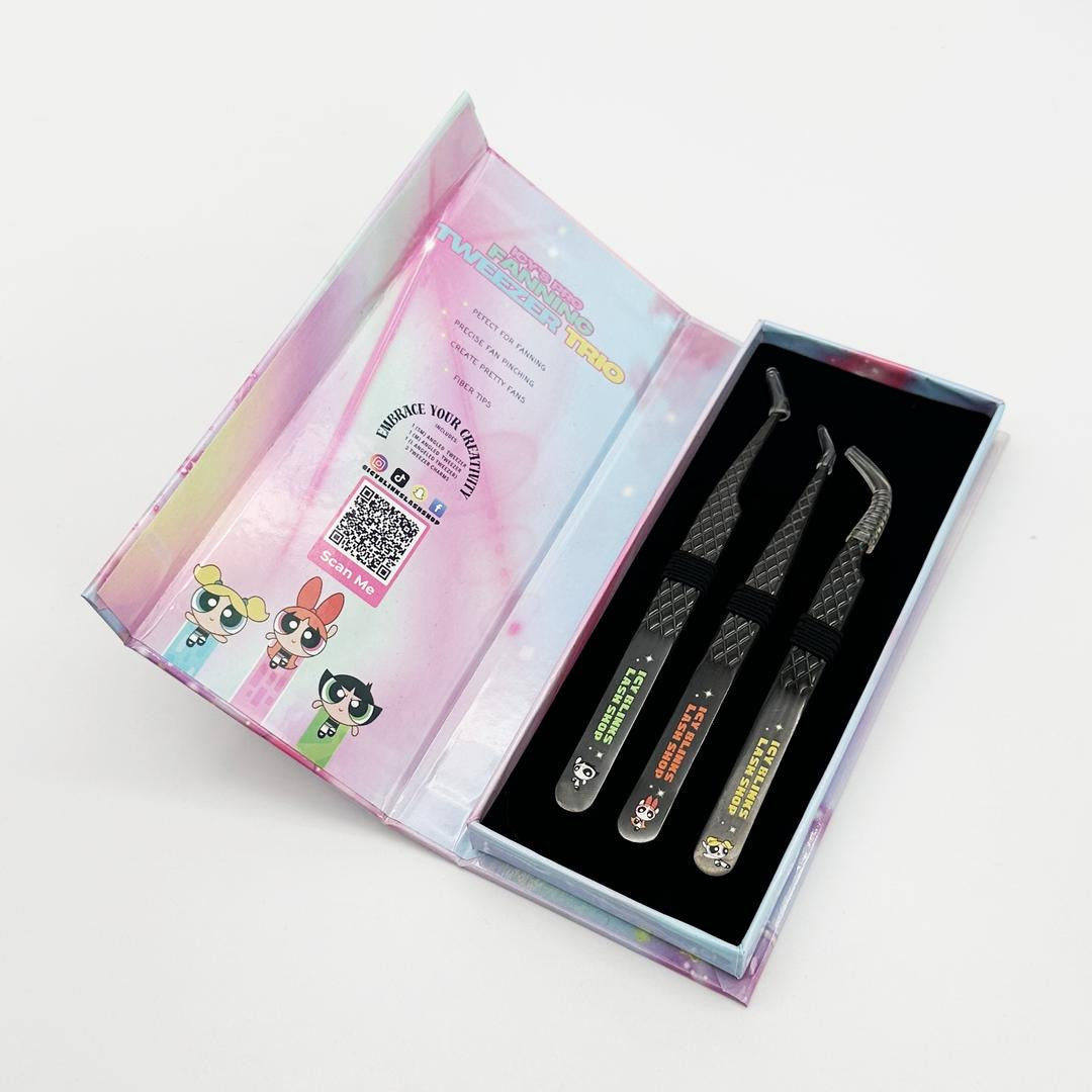 ICY’S PRO FANNING TWEEZER TRIO