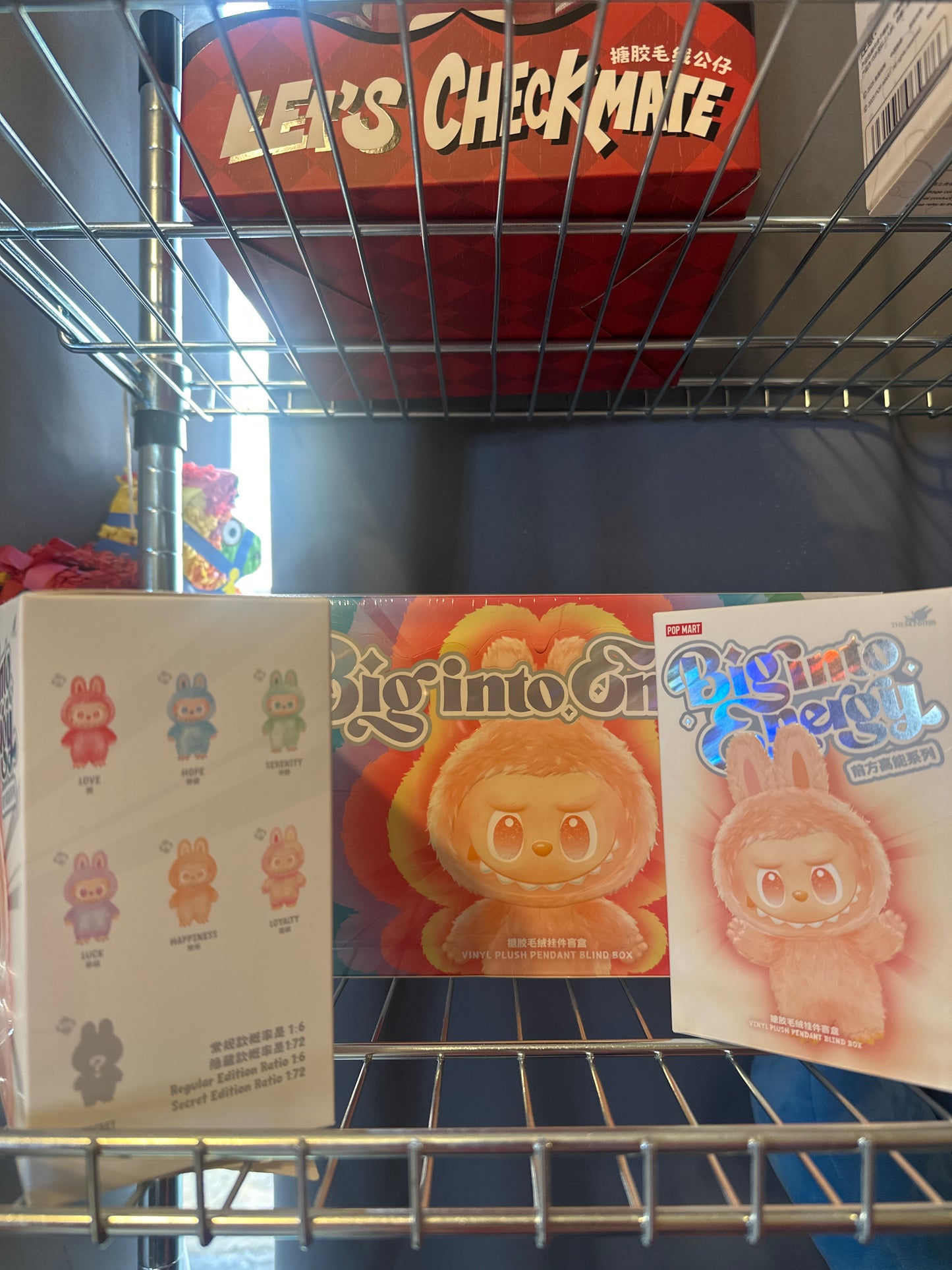 THE MONSTERS Big into Energy Series Vinyl Plush Pendant Blind Box Singles Labubu