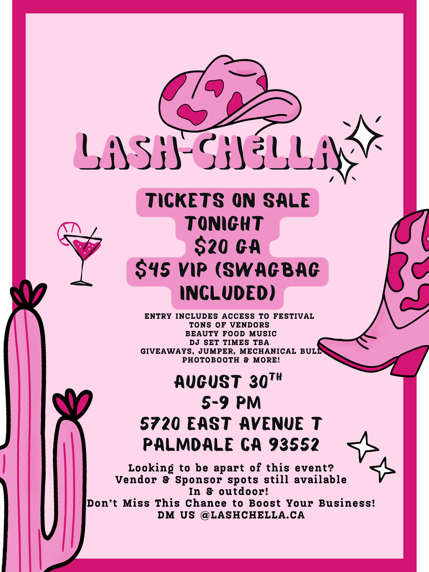 LASHCHELLA TICKET