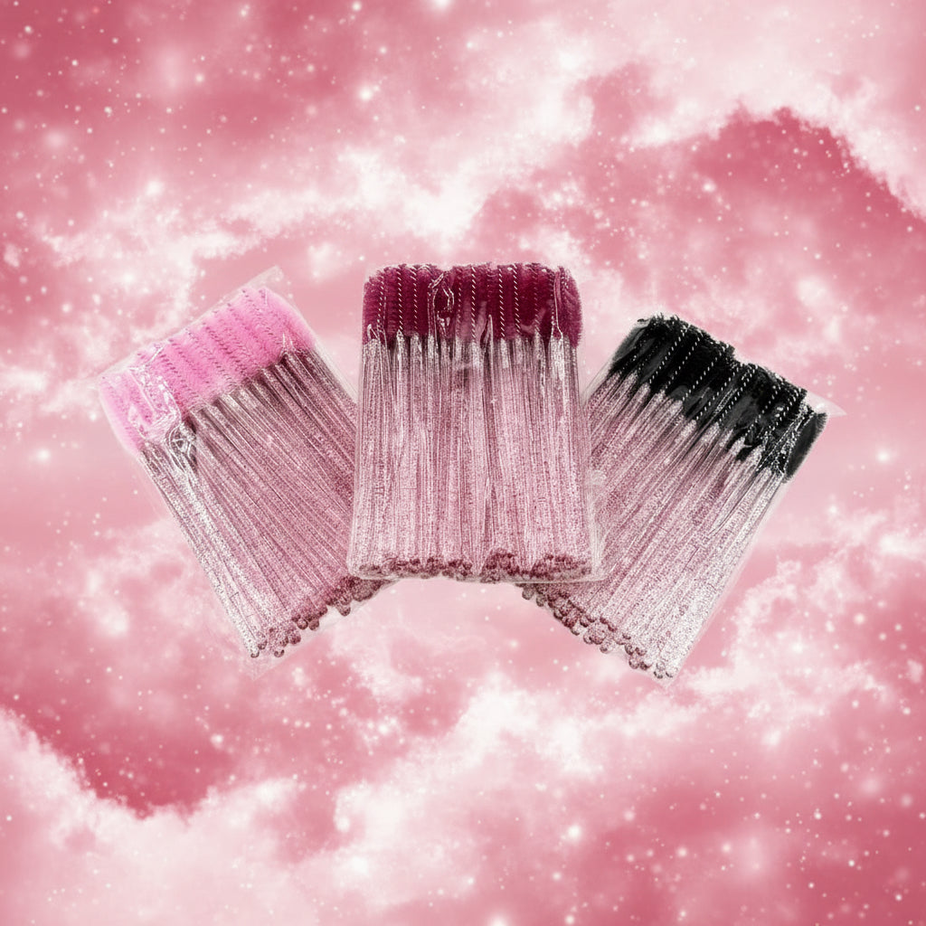 100pc Disposable Bristle Spoolie Brushes (Copy)