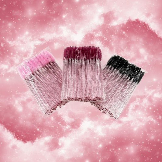 50pcs Disposable Bristle Spoolie Brushes