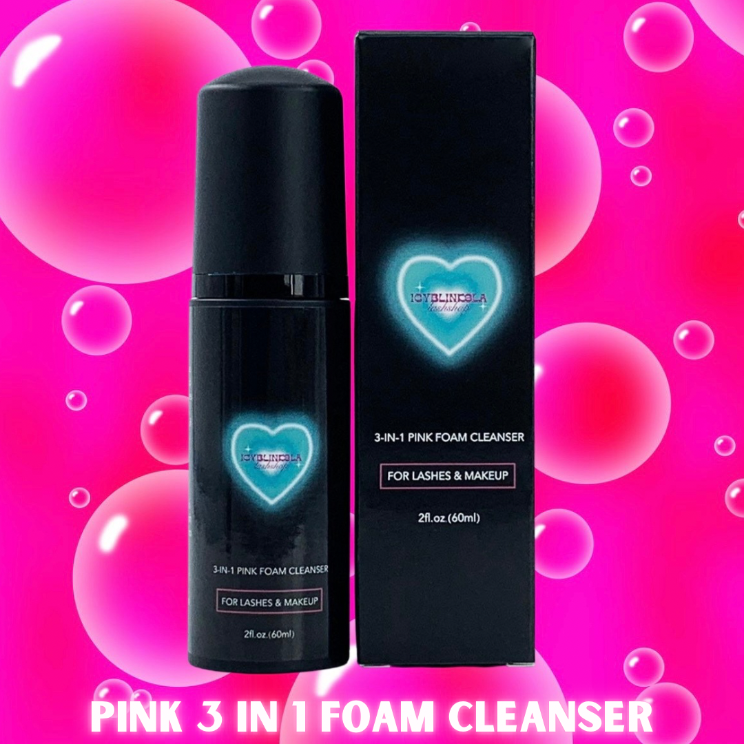 3 in 1 PINK FOAM CLEANSER 🫧💕