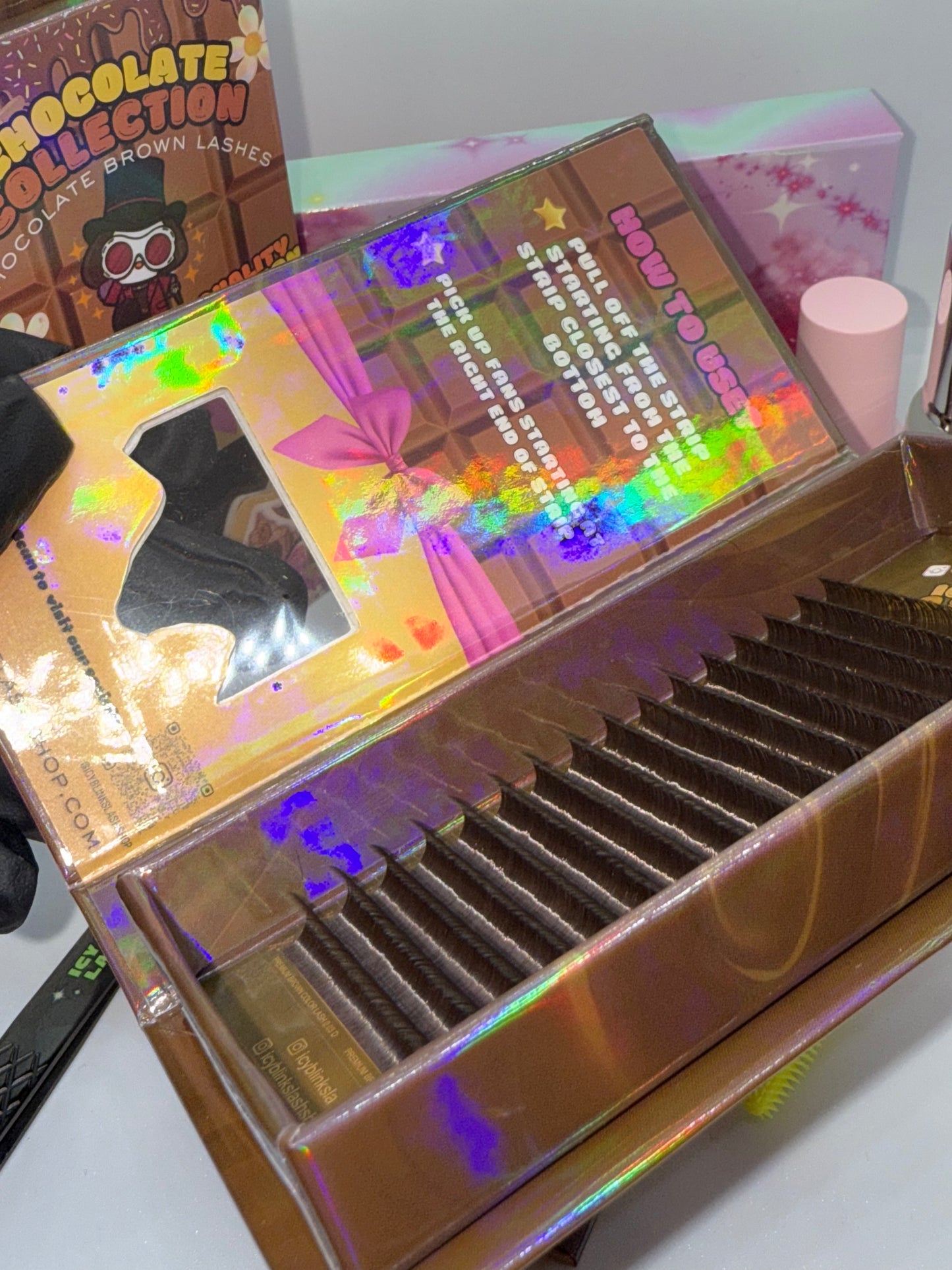 Chocolate Factory Brown Lash Box 🍫✨ | A Willy Wonka-Inspired Lash Experience
